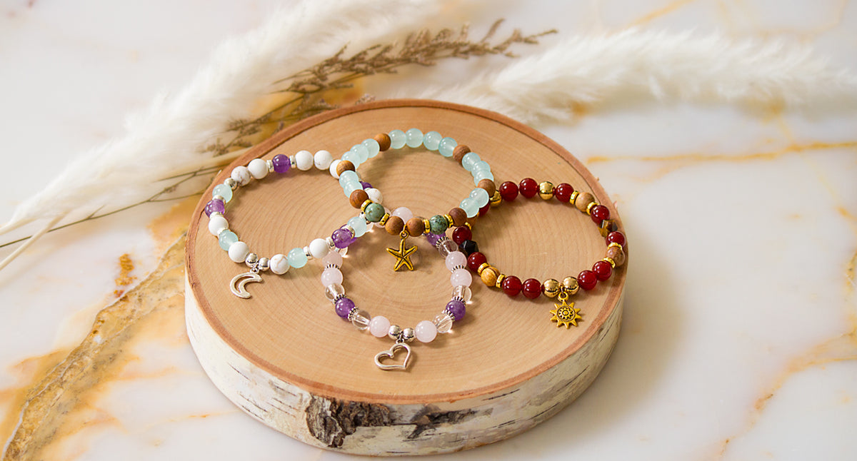 Finished gemstone bracelet activity kits