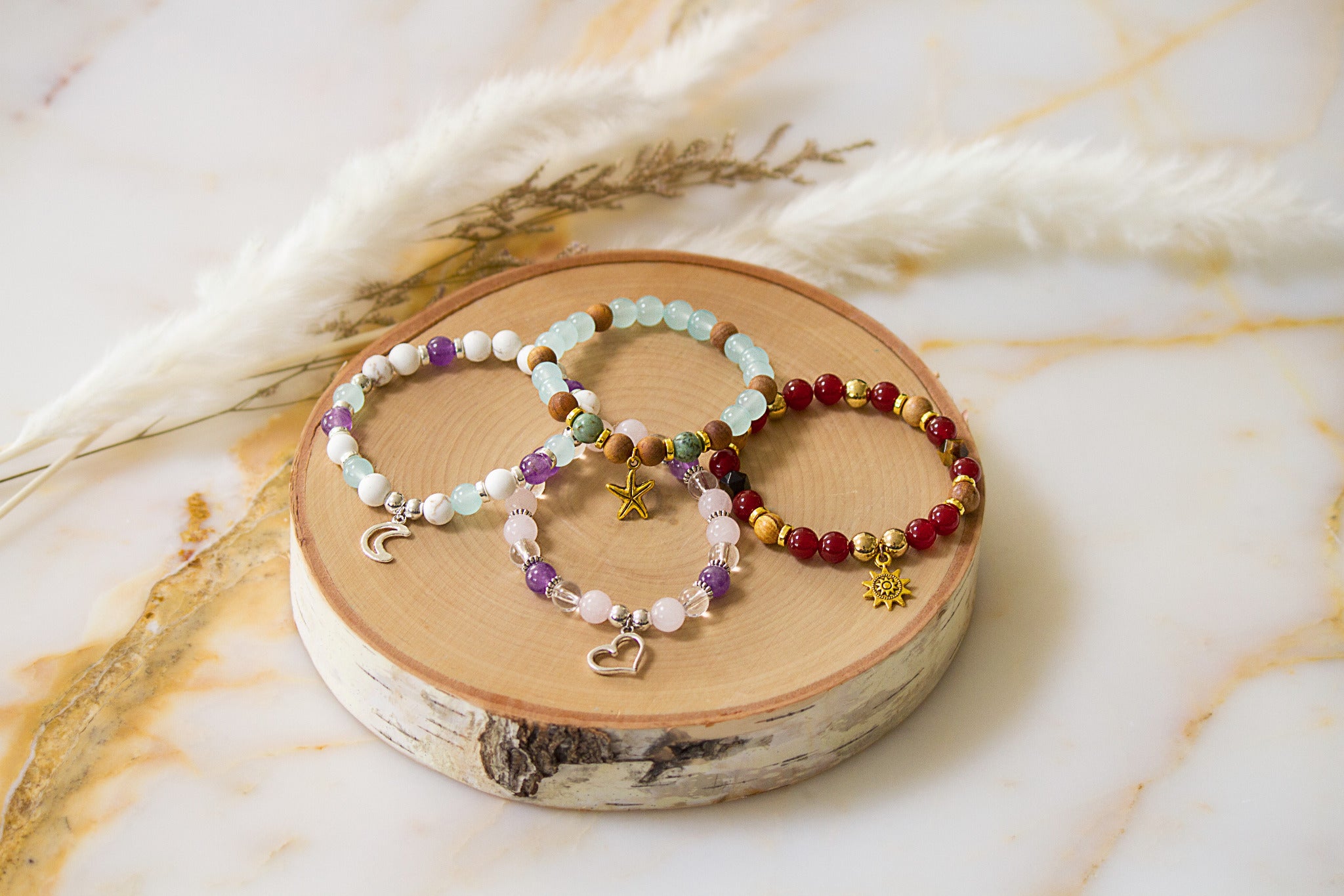 Finished gemstone bracelet activity kits