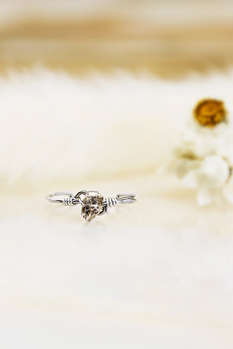 Herkimer Diamond Ring