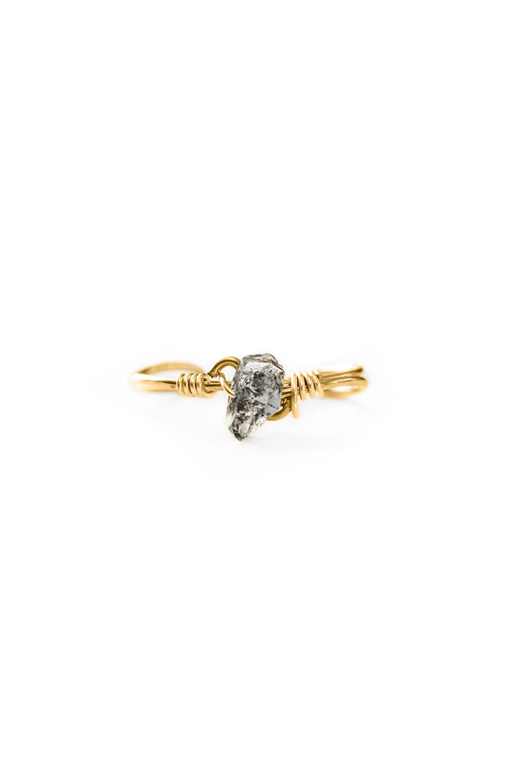 Herkimer Diamond Ring