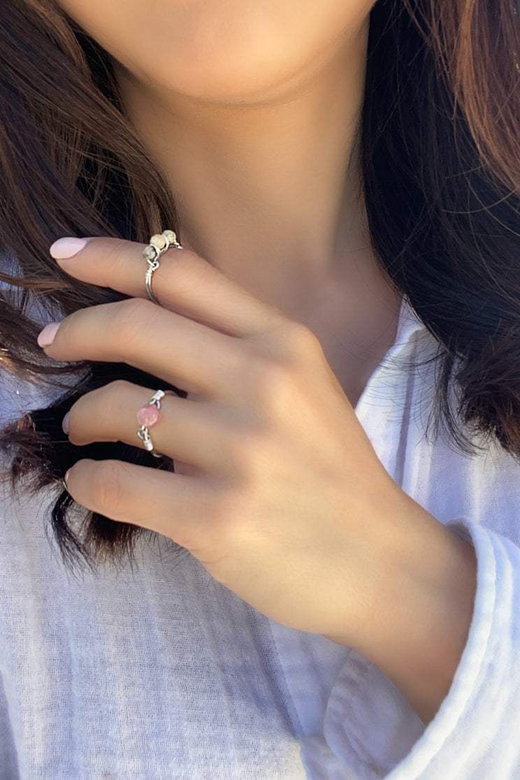 Rose Quartz Ring